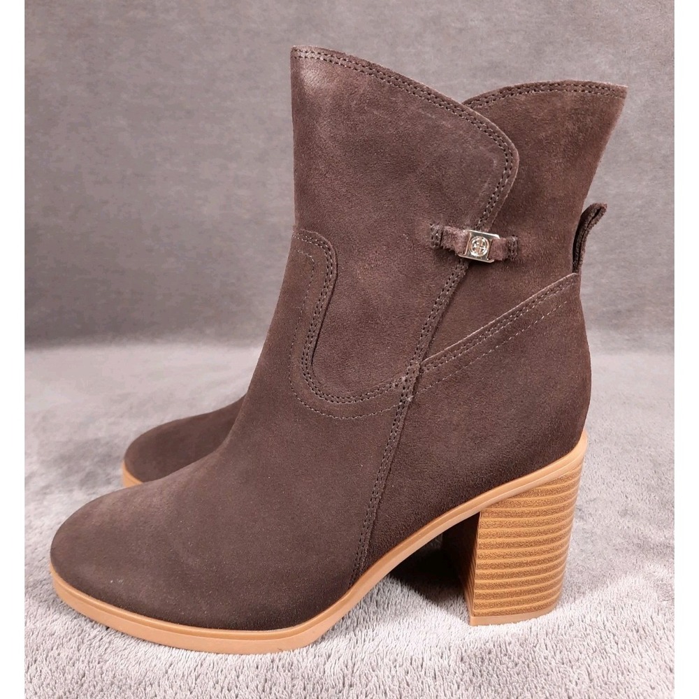 Giani Bernini Olaa-1 Booties Cocoa Faux Suede Size 6.5M - Picture 4 of 7